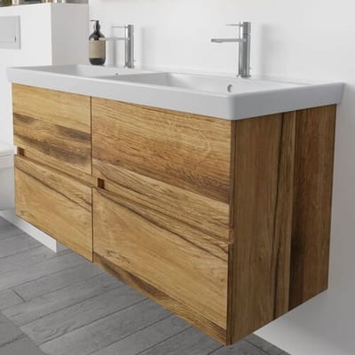 Megabad Profi Collection Lodge double vanity unit 116 cm with 4 drawers for washbasin Villeroy & Boch Avento HMW12056D03KEIAV120