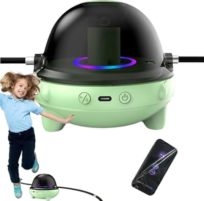 Springtouwmachine - Intelligente Springmachine - Springtouw met Teller - met Afstandsbediening - Luetooth-muziek - 10 Verschillende Standen - Groen