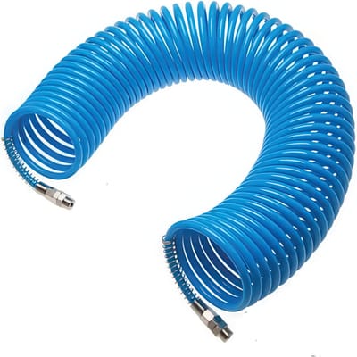 5m Spiraal Luchtslang 6x4mm PA R1/8 Mannelijke Connector