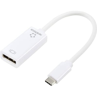 Renkforce USB-C, DisplayPort Adapter [1x USB-C stekker - 1x DisplayPort bus] 0.15 m