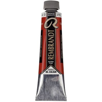 Rembrandt Olieverf Tube 40 ml Transparant Oxydoranje 273