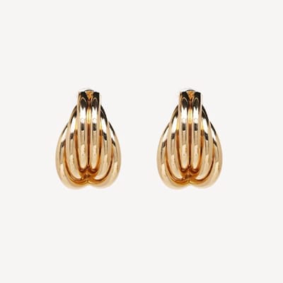 Margot Bardot Anna Earrings Gold - Ooorbellen dames - Goud - Statement oorbellen