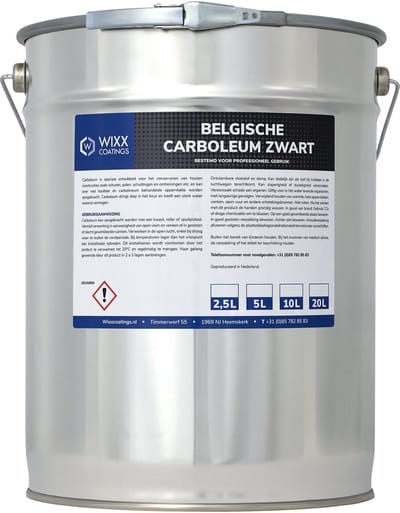 Wixx Belgische Carboleum - 5L - Bruin