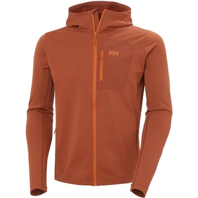 Helly Hansen Versalite Hooded Fleece Met Volledige Rits Bruin S Man