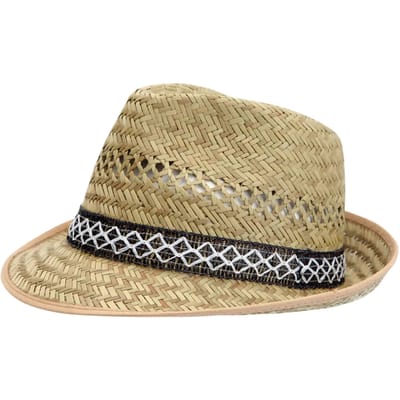 Horka - Strohoed - Klassiek Model - Beige - Maat 55