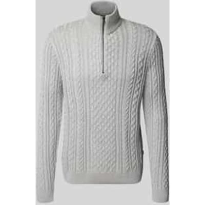 Gebreide pullover met ribboorden, model 'BLUSEAN'