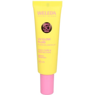 WELEDA SPF30 Zonnefluïde - Beschermt Tegen UVA- En UVB-straling - Met Moringa-olie En Natuurlijke Minerale Pigmenten Voor Een Gezonde Glow - 100% Natuurlijke Ingrediënten - 30 ml