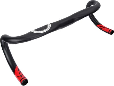 Aluminium Fietsstuur - Racefiets Stuur Mountainbike Stuur - Fietsen Verbeteren - Ergonomische Curve - 31.8 mm - Zwart