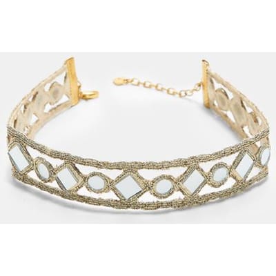 Stradivarius Spiegel choker  Goud OS