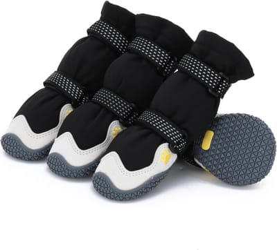 Paw en Boot Bescherming voor Honden - 4-delige Set, Antislip, Warm en Waterdicht, Geschikt voor Kleine, Middelgrote en Grote Honden