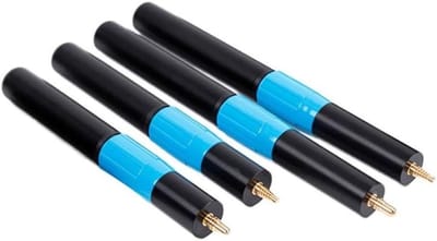 Keu Verlenging - Biljart Accessoire - Pool Spelen - Verstelbare Lengte - 9-14 Inch - Zwart Blauw