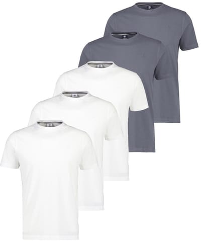 LERROS Heren t-shirt 5 pack Basic