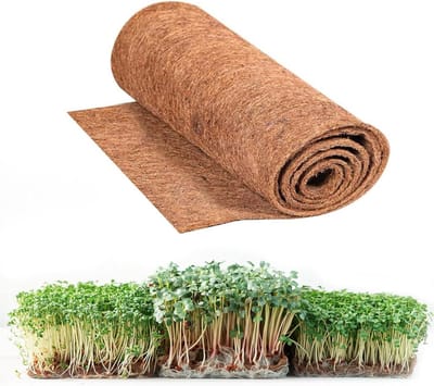 Kokosmat Rol - Plantenmat Groei - Planten Verzorgen - Natuurlijk Biologisch Afbreekbaar - 25x400cm - Natuurlijk Bruin