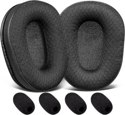 Vervangende Mesh Earpads voor BlueParrott B450/S450 - Geluidsisolerende Oorkussens voor Bluetooth Hoofdtelefoon met Comfortabele Foam Padding