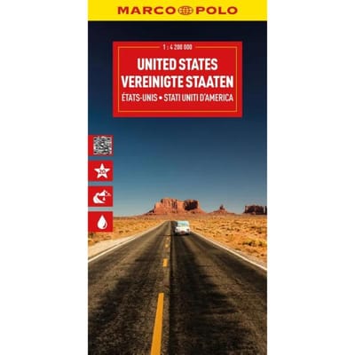 Marco Polo Wegenkaart Usa - Marco Polo Wegenkaart
