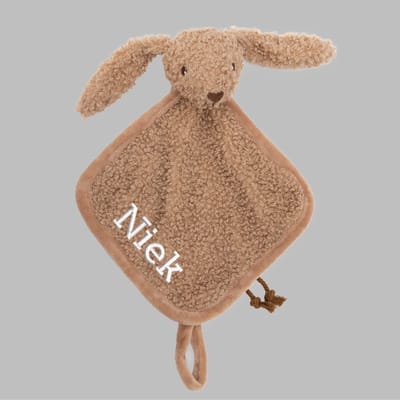 Speendoekje Bunny Riverside met naam - baby - kraamcadeau - babyshower - geborduurd - gepersonaliseerd