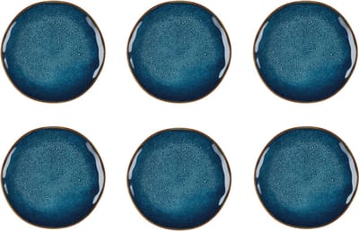 Medard de Noblat - Vertigo Denim - Dinerborden 27 cm - 6 delig - Stoneware