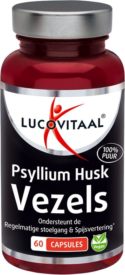 Lucovitaal Psyllium Husk Vezels 60 capsules