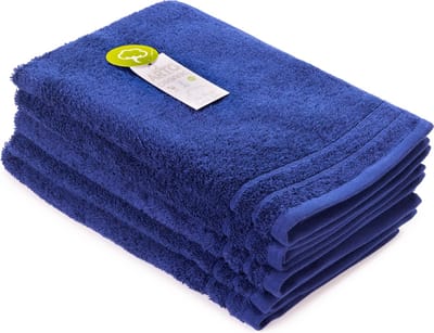 ARTG® Organic - Biologisch Katoen - Gastenhanddoek - 60 x 40 cm - Donkerblauw - French Navy - Set 5 stuks