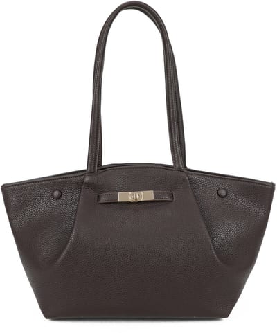 Gallantry® Dames Handtas – Elegante Shopper Schoudertas – Ruime Tas met Binnenvakken - Coffee