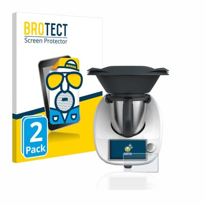 BROTECT - Screenprotector voor Vorwerk Thermomix TM6 - Folie Beschermfolie matte 2 Stuks