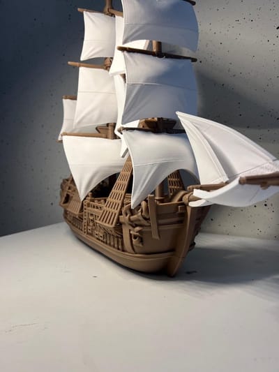 Boot Oud Historisch Piratenschip Model | Nautische Zeilschip Replica | Renaissance Galjoen Decor