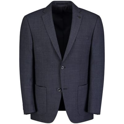 Roy Robson Colbert Fine Structure Blend Blazer Donker Blauw / male