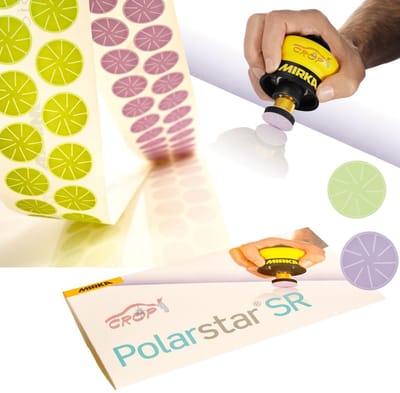 MIRKA Polarstar SR Micro Schuurschijven 32mm zonder gaten - P3000 (groen)