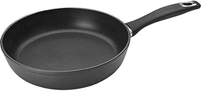 Koekenpan 28 cm gegoten aluminium met antiaanbaklaag, geschikt voor inductie