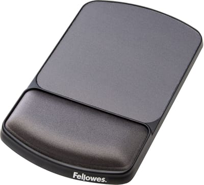 Fellowes muismat met polssteun Premium gel, in hoogte verstelbaar, grijs