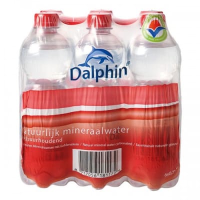 Pallet Dalphin water met koolzuur 168 * 9 flesjes 500 ml