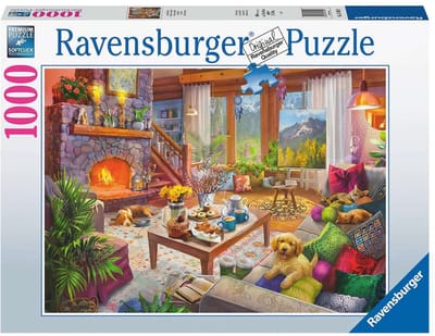 Ravensburger puzzel Gezellige hut - Legpuzzel - 1000 stukjes