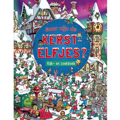 Waar Zijn De Kerstelfjes? - Kijk- En Zoekboek - Jonny Leighton