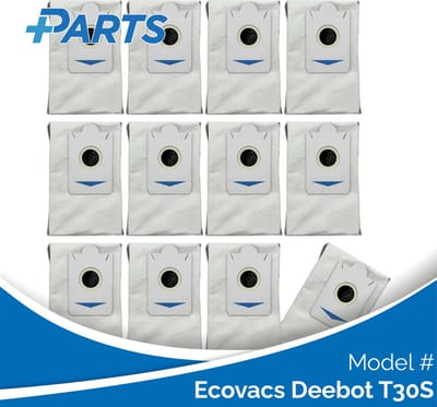 Ecovacs Deebot T30S Stofzakken (12 Stuks, Plus.Parts® alternatief voor DDB030025)