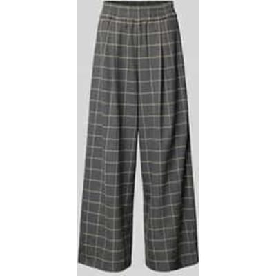 Wide fit broek met viscose
