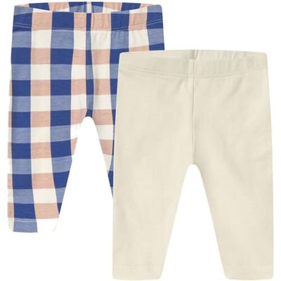 LUPILU 2 baby leggings (Geruit/wit, 62/68)