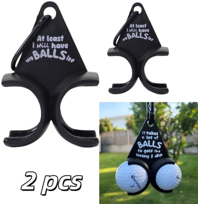 2 stuks leuke golfhoepel - ballen gemakkelijk terug te halen - ballenhouder - opbergrek voor de golfbaan - 6,35*3*9,9 cm - voor opslag en organisatie op de golfbaan - zwart