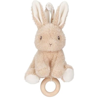 Little Dutch muziekdoosje Newborn Naturals Bunny Beigebrown unisex
