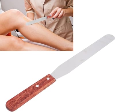 Metalen Wax Spatels - Ontharingsstick Harsspatel - Harsen Aanbrengen - Ergonomisch Houten Handvat - Niet gespecificeerd - Zilver
