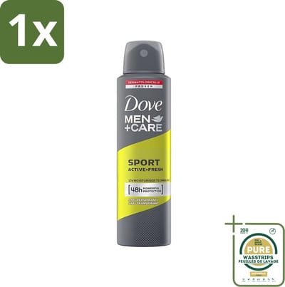 1 x Dove - Deodorant - Men Care Sport Active Fresh - Verfrissend en energiek - 150 ml- Sport Deodorant - Actieve Mannen - Zweetgeur - Frisheid - Energie