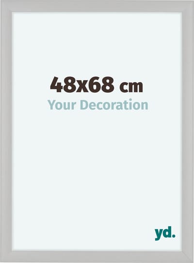 Your Decoration - Fotolijst 48x68 cm - MDF - Wit Houtnerf - Como