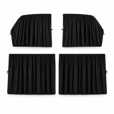 Auto Gordijnen Set - Universeel Verduisterend Voor Auto en Camper - Privacy Gordijn