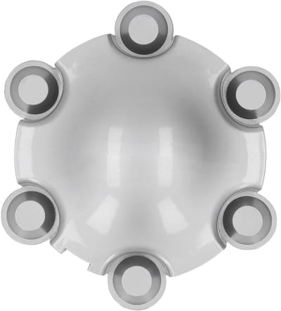 Dailygoods- Wielnaafdop Hittebestendig - Vervanging voor ISUZU D-MAX 2012-2015 - ABS - Zilvergrijs - Voorkomt corrosie en roest - Naafdop