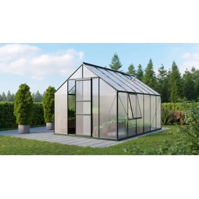 Vitavia Tuinkas Meridian 1 9900 - Polycarbonaat 4mm - Smaragd - 257x383x232cm