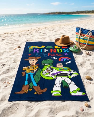 Toys Story Friends strandlaken 70 x 140 cm polyester