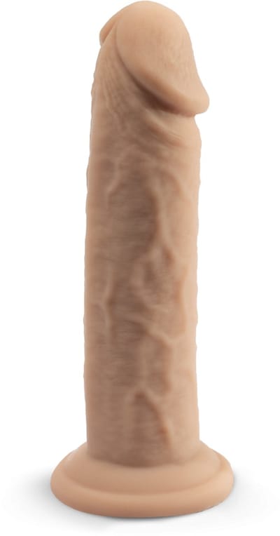 SILEXD - Real Skin Dildo - Model 2 - Lengte 15 cm - Lichte Huidskleur