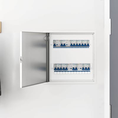 vidaXL - Access - Panel - Wit - 43 - x - 43 - x - 3 - cm - Staal