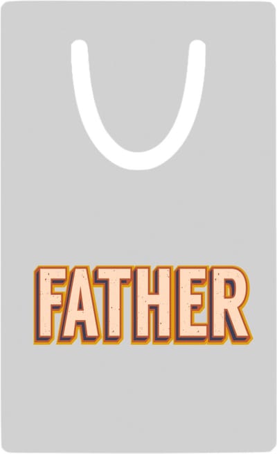 Hacebo® - Father metalen boekenlegger - Vader - papa - Vaderdag - cadeau - verjaardag - kado Bladwijzer boekenleggers - 7.6 cm x 5cm