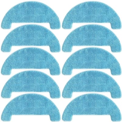 Microvezel Dweildoeken - Robotstofzuiger Pads - Vloeren Reinigen - Zeer Absorberend - 10 stuks - Grijs