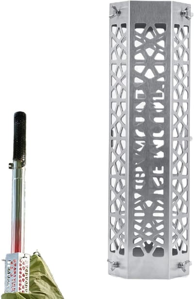 Veiligheidsafdekking - Kabelbescherming - Buitenactiviteiten - Honingraatstructuur - 40 x 12 cm - Zilver